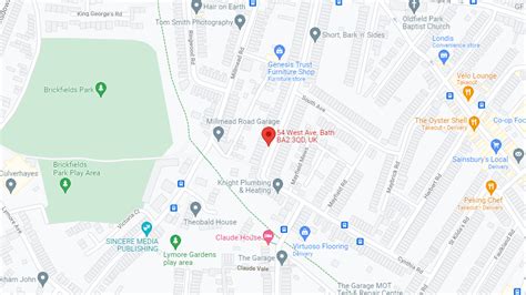 West Avenue Map .